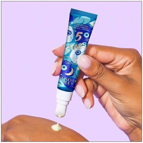 Sunday Riley 5 Stars Retinoid & Niacinamide Eye Serum anti-aging retinol… NIB - Picture 4 of 9